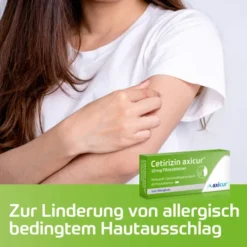 Cetirizin Axicur 10 mg 20 Filmtabletten