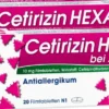 Cetirizin Hexal 2 x 20 Filmtabletten
