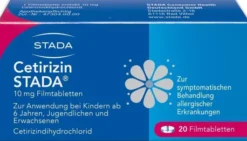 Cetirizin Stada 10 mg 20 Filmtabletten