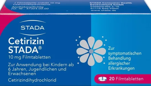 Cetirizin Stada 10 mg 20 Filmtabletten