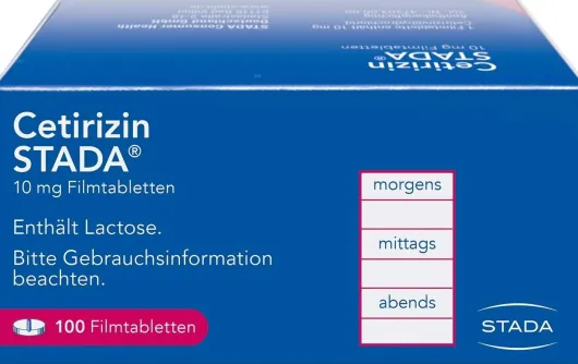 Cetirizin Stada 10 mg 100 Filmtabletten