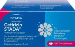 Cetirizin Stada 10 mg 100 Filmtabletten