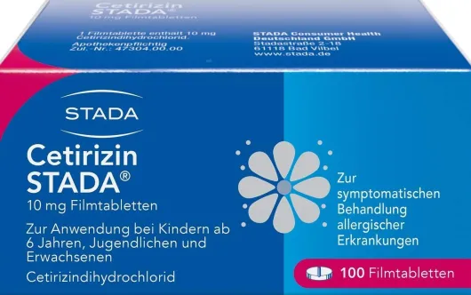 Cetirizin Stada 10 mg 100 Filmtabletten