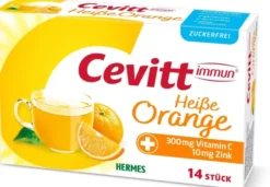 Cevitt Immun Heiße Orange Zuckerfrei 14 Beutel