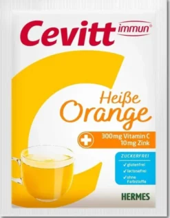 Cevitt Immun Heiße Orange Zuckerfrei 14 Beutel