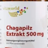 Chaga Pilz Extrakt 500 mg 100 Kapseln