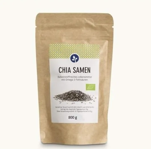 Chia Samen 100 % Bio Kerne 800 G
