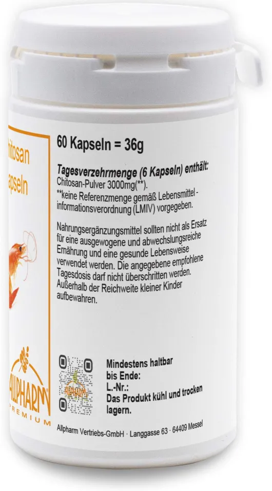 Chitosan 500 mg 60 Kapseln