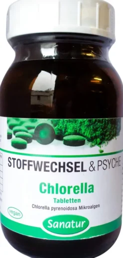 Chlorella Mikroalgen 400 mg Sanatur 500 Tabletten