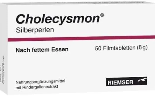 Cholecysmon Silberperlen 50 Dragees
