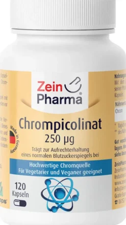 Chrom Picolinat 250 µg 120 Kapseln