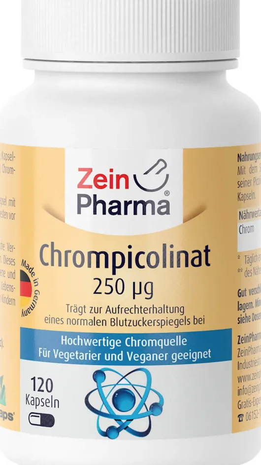Chrom Picolinat 250 µg 120 Kapseln