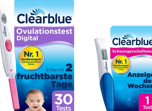 Clearblue Ovulationstest digital 30 Tests + Clearblue Schwangerschaftstest mit Wochenbestimmung Digital 1 Test