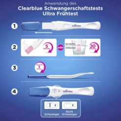 Clearblue Schwangerschaftstest frühe Erkennung 5 Tests