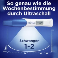 Clearblue Schwangerschaftstest frühe Erkennung und mit Wochenbestimmung 2 Teststäbchen