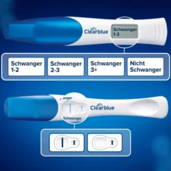 Clearblue Schwangerschaftstest frühe Erkennung und mit Wochenbestimmung 2 Teststäbchen