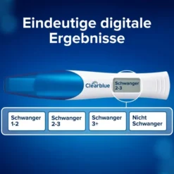 Clearblue Schwangerschaftstest frühe Erkennung und mit Wochenbestimmung 2 Teststäbchen