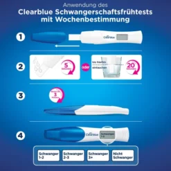 Clearblue Schwangerschaftstest mit Worten & Wochenbestimmung 1 Stück