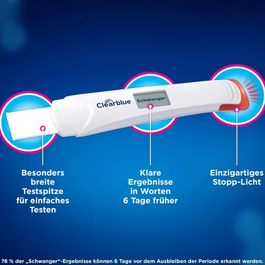 Clearblue Schwangerschaftstest Ultra Frühtest Digital 1 Stück