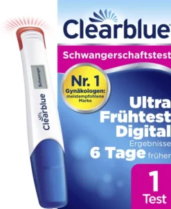 Clearblue Schwangerschaftstest Ultra Frühtest Digital 1 Stück
