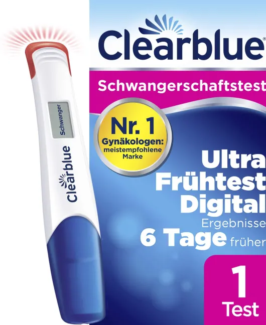 Clearblue Schwangerschaftstest Ultra Frühtest Digital 1 Stück