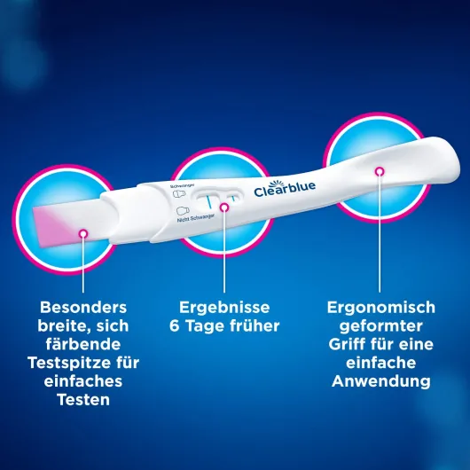 Clearblue Schwangerschaftstest Frühe Erkennung 2 Stück