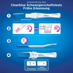 Clearblue Schwangerschaftstest Frühe Erkennung 2 Stück