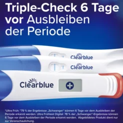 Clearblue Schwangerschaftstest Triple Check Ultra Früh 3er Set