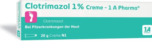 Clotrimazol 1% Creme 1a Pharma 20 G