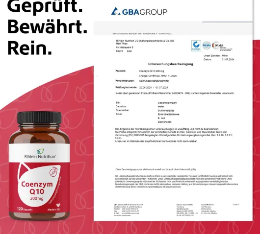 Coenzym Q10 200 mg Vegan 120 Kapseln