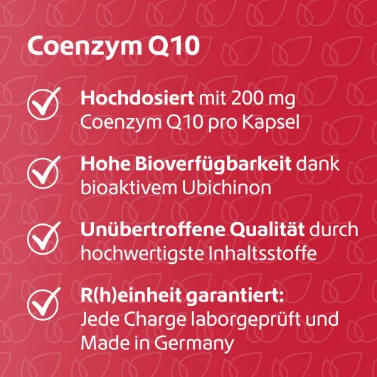 Coenzym Q10 200 mg Vegan 120 Kapseln