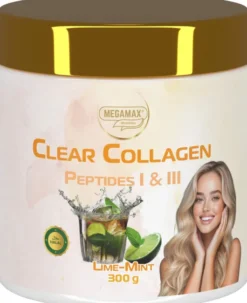 Collagen Clear Glow Kollagen Peptide Lime-Minze 300 G Pulver