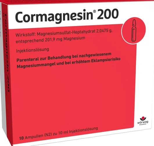 Cormagnesin 200 10 X 10 ml Ampullen