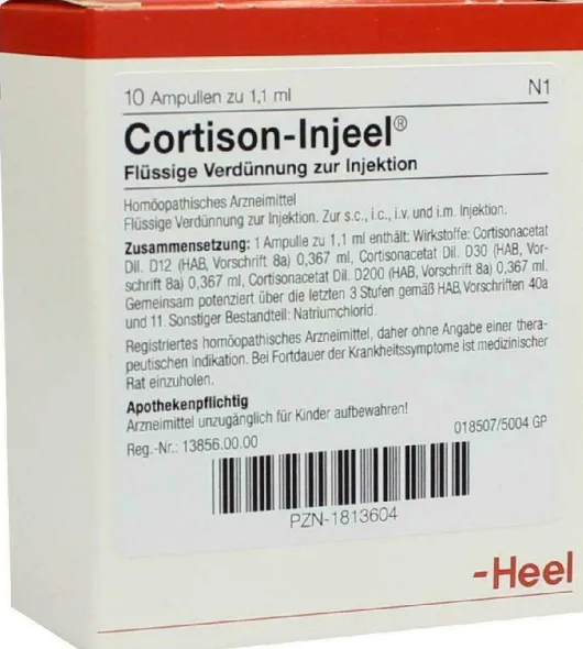 Cortison Injeel Ampullen 10 Ampullen