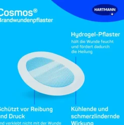 Cosmos 8 Brandwundenpflaster 43 mm X 68 mm