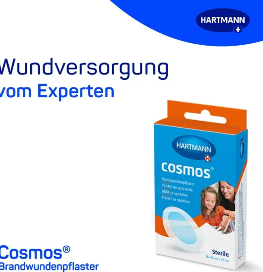 Cosmos 8 Brandwundenpflaster 43 mm X 68 mm