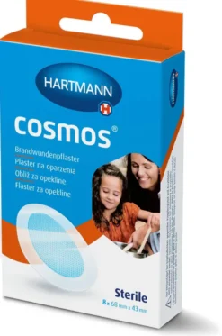Cosmos 8 Brandwundenpflaster 43 mm X 68 mm