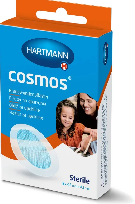 Cosmos 8 Brandwundenpflaster 43 mm X 68 mm