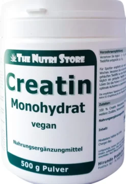 Creatin Monohydrat 100% Rein 500 G Pulver