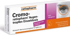 Cromo-ratiopharm Augentropfen Einzeldosis 20x0.5 ml Augentropfen