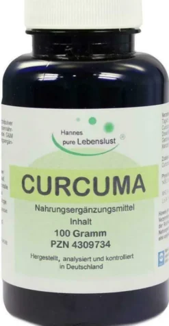 Curcuma 100g Pulver Mit Sekundären Pflanzennährstoffen