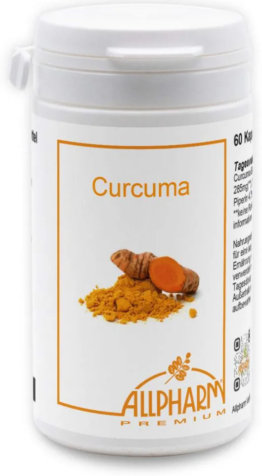 Curcuma Kapseln Allpharm Premium 60 Kapseln