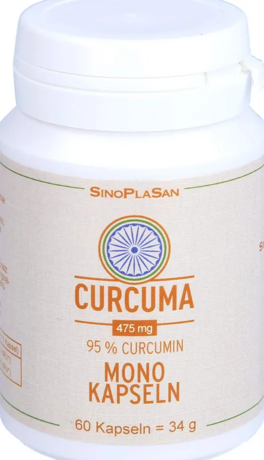 Curcuma 475 mg 95 % Curcumin 60 Mono-Kapseln