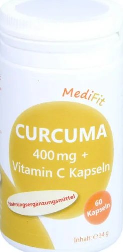 Curcuma 400 mg + Vitamin C Medifit 60 Kapseln