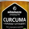 Curcuma + Piperin + Vitamin C Vegan 120 Kapseln