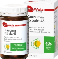 Curcumin Extrakt 45 Dr.Wolz Kapseln 90 Kapseln