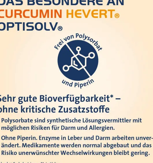 Curcumin Hevert OptiSolv Kapseln 120 Stück