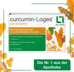 Curcumin Loges Plus Boswellia 120 Kapseln