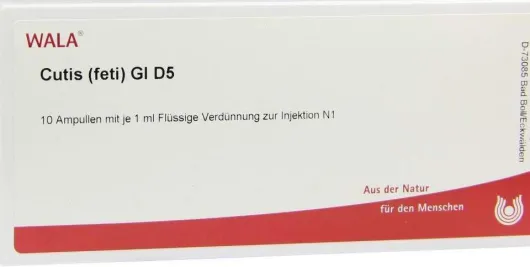 Cutis Feti Gl D 5 Ampullen 10 X 1 ml