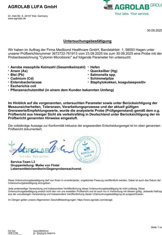 Cytomin Microbionic 60 Kapseln